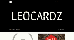 Desktop Screenshot of leocardz.com