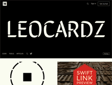 Tablet Screenshot of leocardz.com
